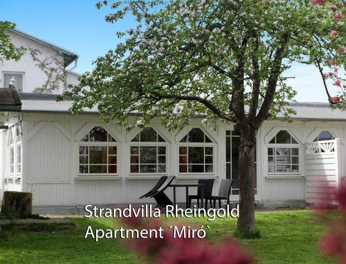 Strandvilla Rheingold - Ferienwohnung Miro Gohren Bagian luar foto